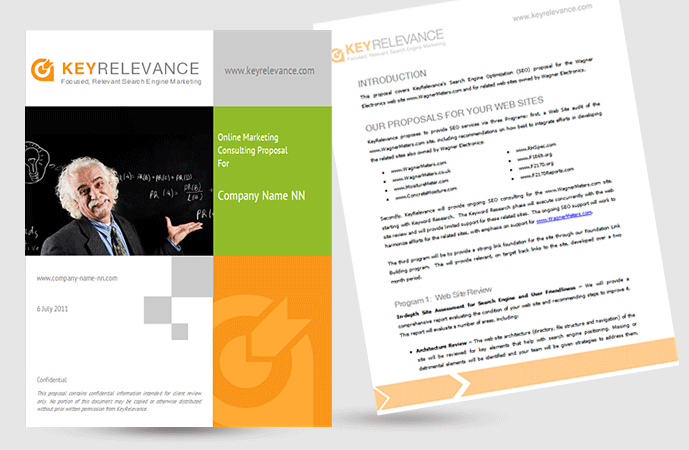 Stationary: proposal document template