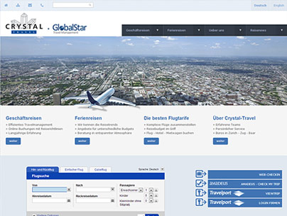thumbnail of crystal-travel.ch website