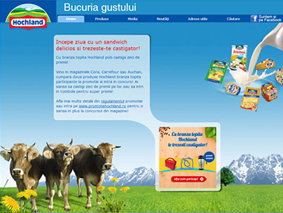 thumbnail of hochland.ro website