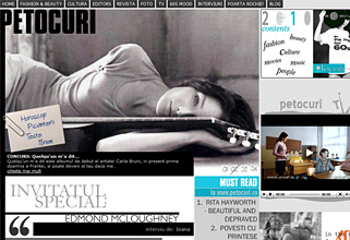 thumbnail of petocuri.ro website