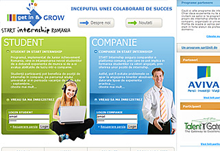 thumbnail of startinternship.ro website