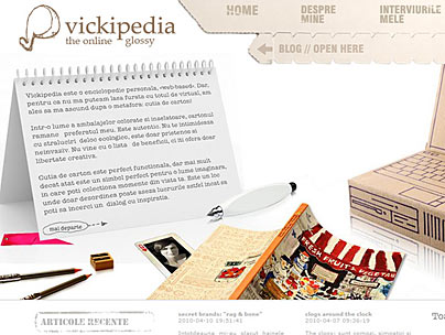 thumbnail of vickipedia.ro website
