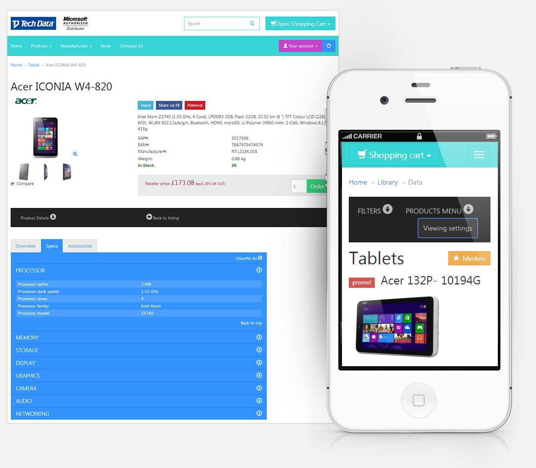 Product details page screenshot