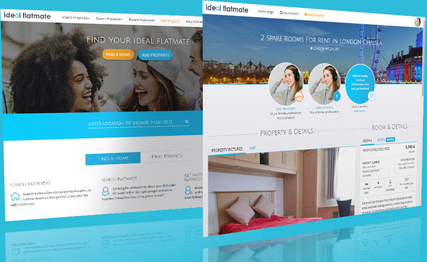 IdealFlatmate web app
