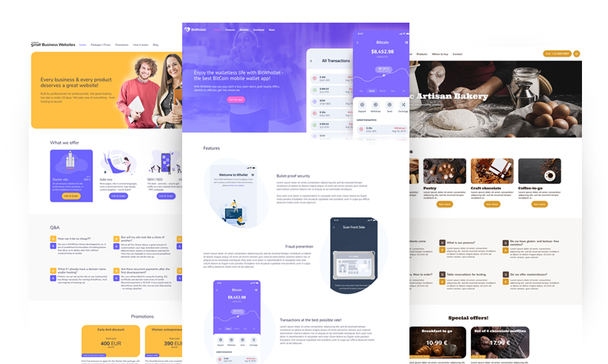 small business websites design